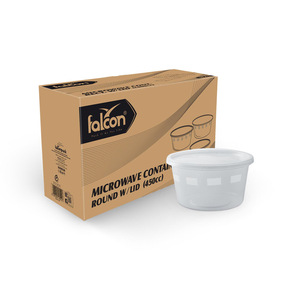Whether you're storing leftovers for later enjoyment or preparing meals for on-the-go convenience, Falcon's containers offer the ideal solution. Experience the pinnacle of quality and functionality with Falcon's microwave-safe plastic containers, designed to elevate your kitchen experience to new heights. Whether you're storing leftovers for later enjoyment or preparing meals for on-the-go convenience, Falcon's containers offer the ideal solution. Experience the pinnacle of quality and functionality with Falcon's microwave-safe plastic containers, designed to elevate your kitchen experience to new heights.